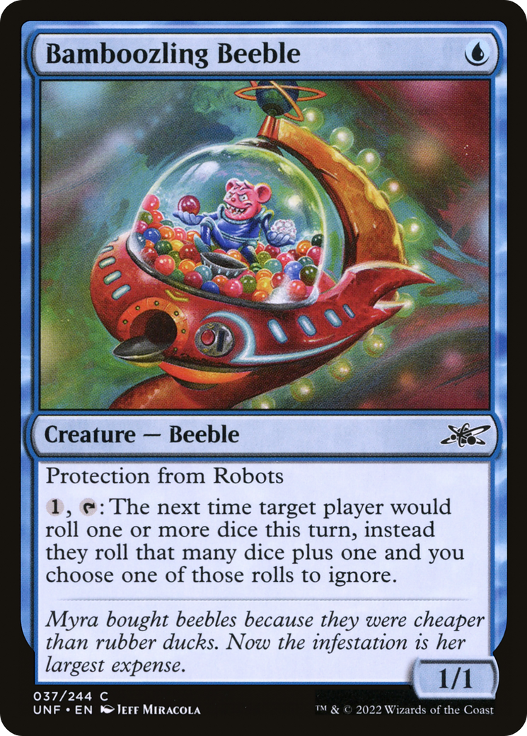 Bamboozling Beeble (UNF-037) [Unfinity] MTG Single Wizards of the Coast