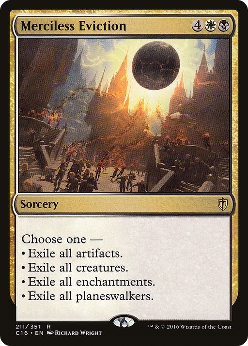 Merciless Eviction (C16-211) [Commander 2016] MTG Single Wizards of the Coast