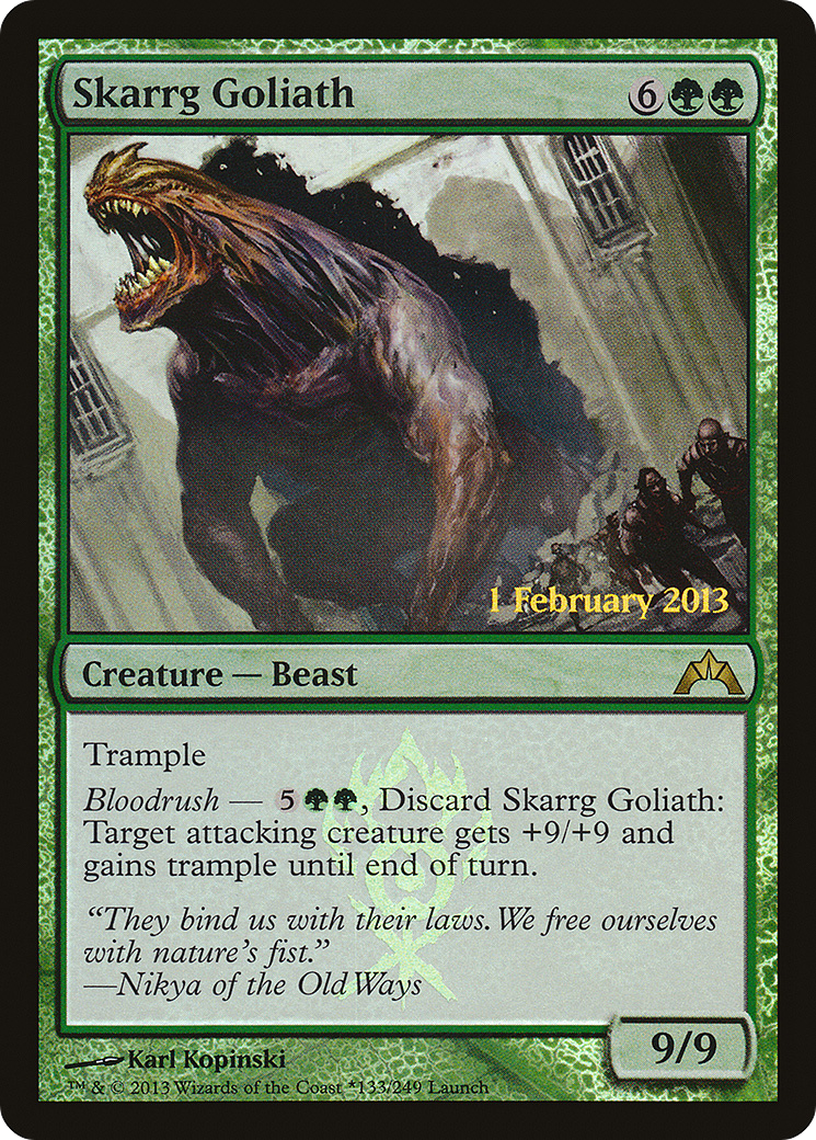 Skarrg Goliath (LARP-133★) [Gatecrash Promos] Foil MTG Single Wizards of the Coast