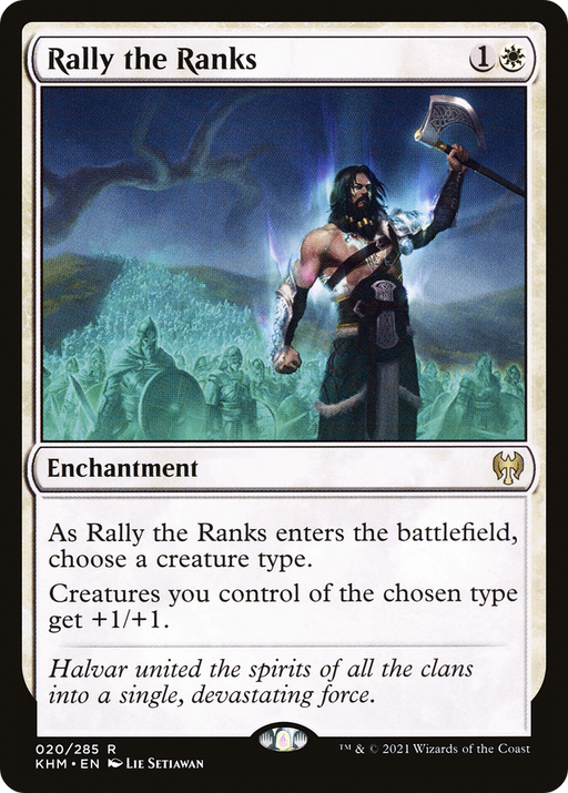 Rally the Ranks (KHM-020) [Kaldheim] MTG Single Wizards of the Coast