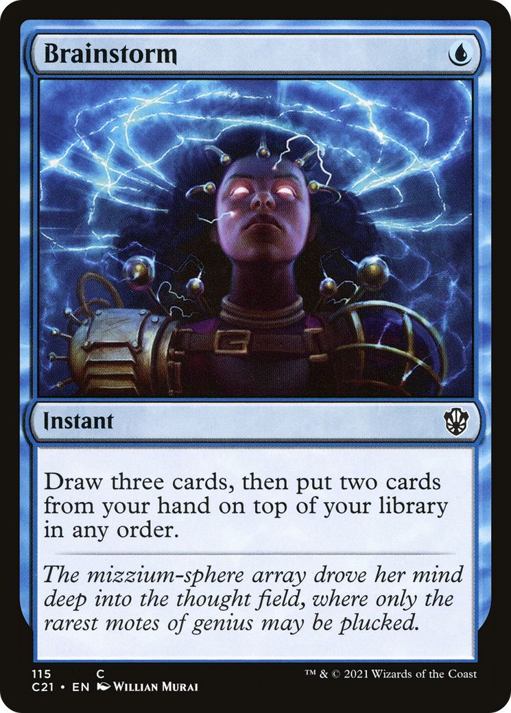 Brainstorm (C21-115) [Commander 2021] MTG Single Wizards of the Coast