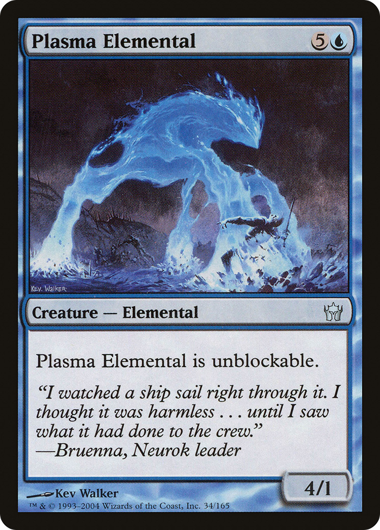 Plasma Elemental (5DN-034) [Fifth Dawn] MTG Single Wizards of the Coast
