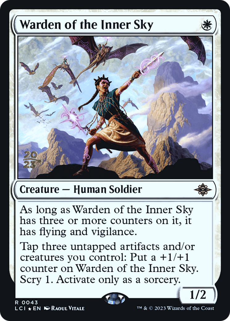 Warden of the Inner Sky (PRE-043) [The Lost Caverns of Ixalan Promos] Foil MTG Single Wizards of the Coast