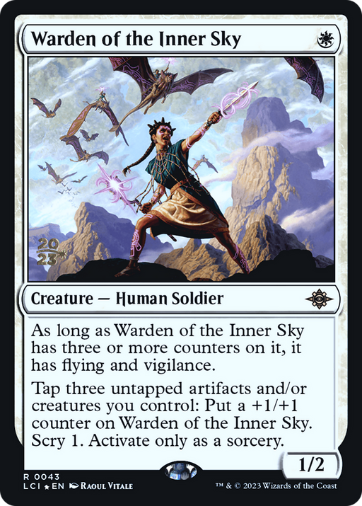 Warden of the Inner Sky (PRE-043) [The Lost Caverns of Ixalan Promos] Foil MTG Single Wizards of the Coast