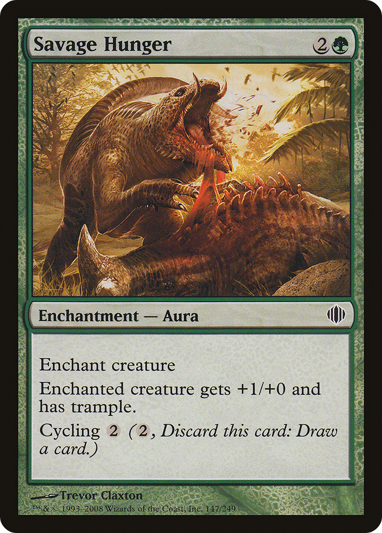 Savage Hunger (ALA-147) [Shards of Alara] MTG Single Wizards of the Coast