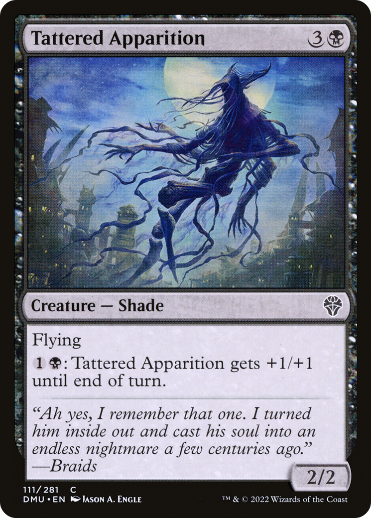 Tattered Apparition (DMU-111) [Dominaria United] MTG Single Wizards of the Coast