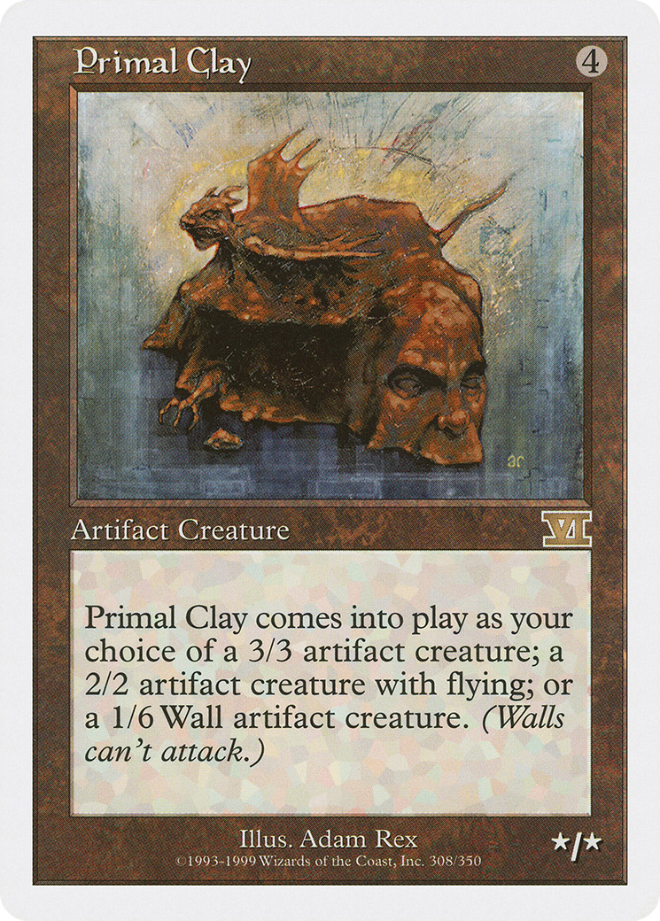 Primal Clay (6ED-308) [Classic Sixth Edition] MTG Single Wizards of the Coast