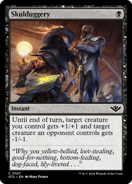 Skulduggery (OTJ-107) [Outlaws of Thunder Junction] MTG Single Wizards of the Coast