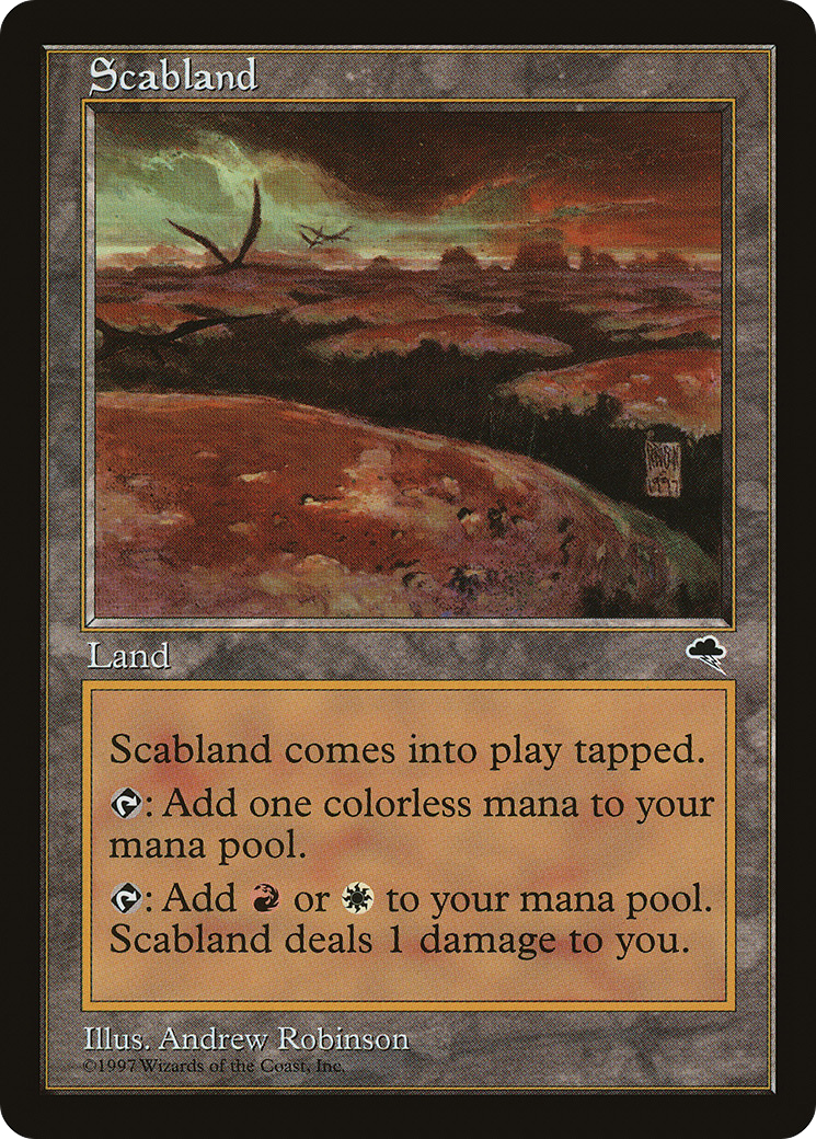 Scabland (TMP-325) [Tempest] MTG Single Wizards of the Coast