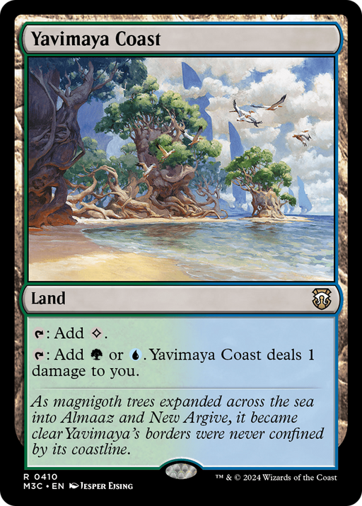 Yavimaya Coast (M3C-410) [Modern Horizons 3 Commander] MTG Single Wizards of the Coast