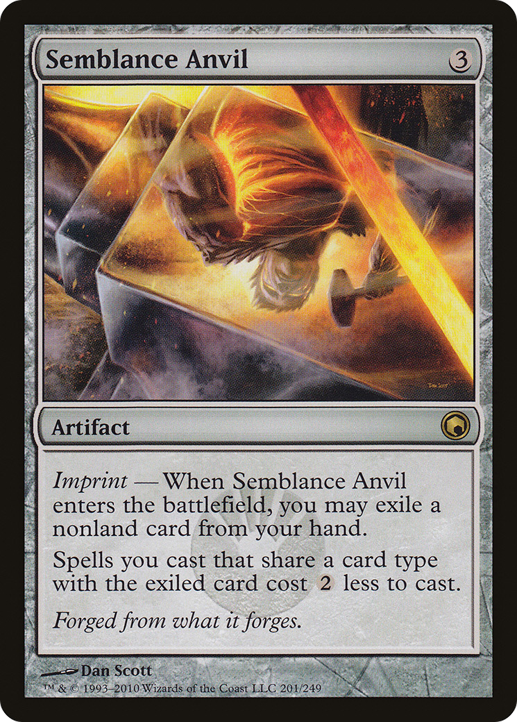 Semblance Anvil (SOM-201) [Scars of Mirrodin] Foil MTG Single Wizards of the Coast