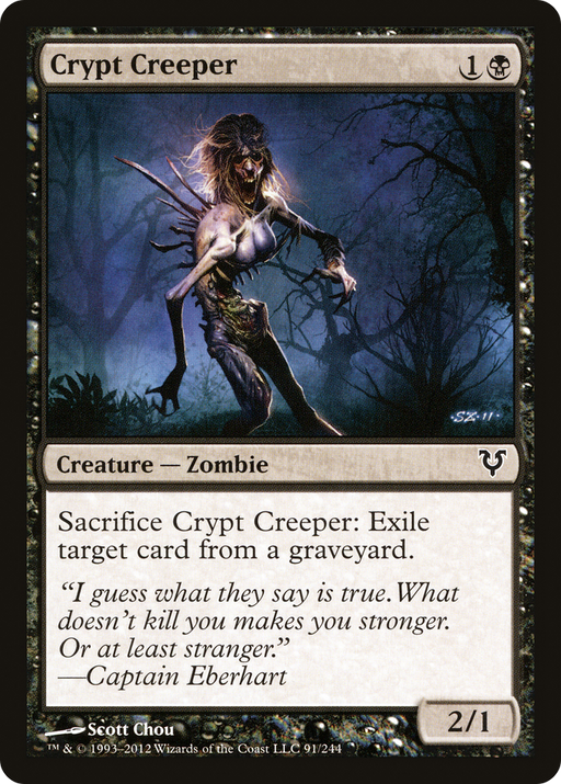 Crypt Creeper (AVR-091) [Avacyn Restored] Foil MTG Single Wizards of the Coast