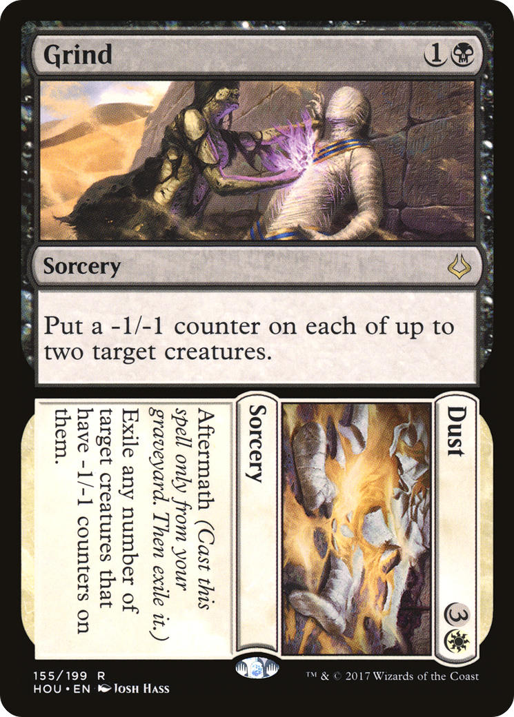 Grind // Dust (HOU-155) [Hour of Devastation] Foil MTG Single Wizards of the Coast