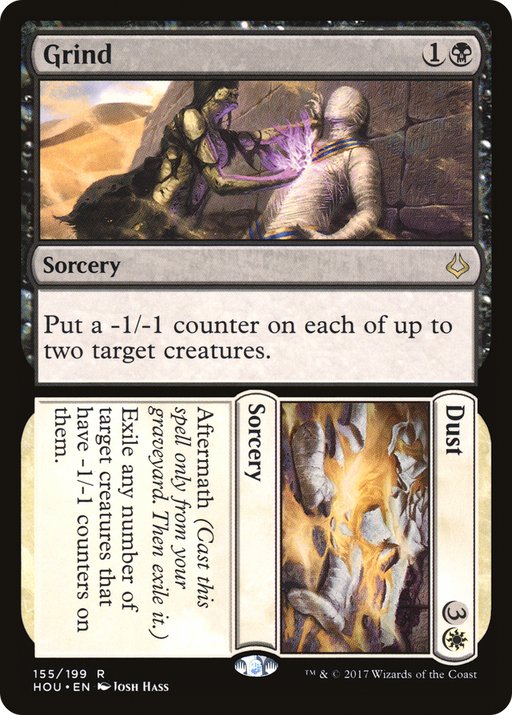Grind // Dust (HOU-155) [Hour of Devastation] MTG Single Wizards of the Coast
