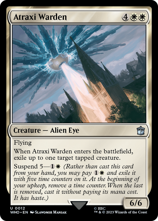 Atraxi Warden (WHO-012) [Doctor Who] MTG Single Wizards of the Coast