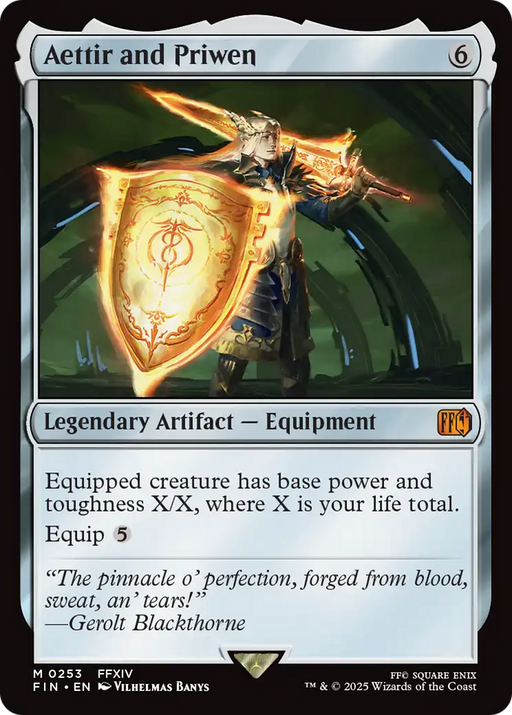 Aettir and Priwen (FIN-253) [FINAL FANTASY] MTG Single Wizards of the Coast
