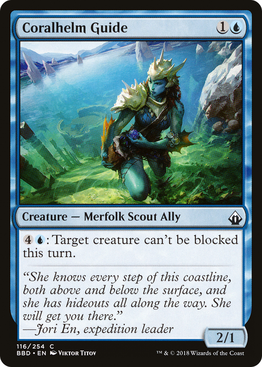 Coralhelm Guide (BBD-116) [Battlebond] MTG Single Wizards of the Coast