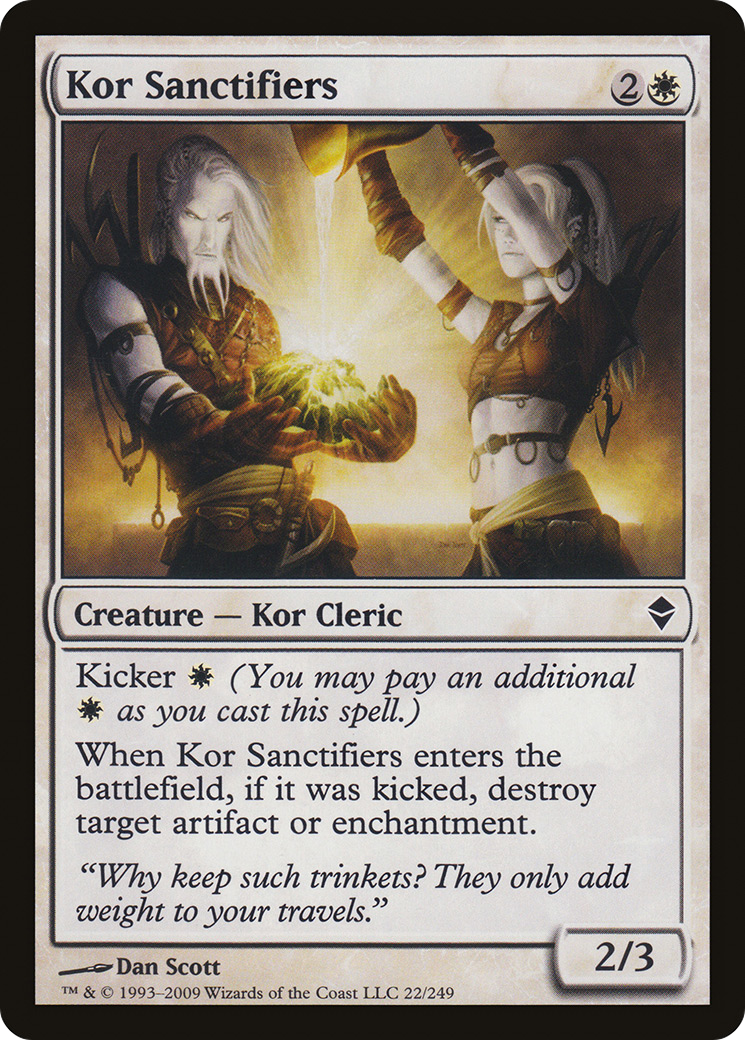 Kor Sanctifiers (ZEN-022) [Zendikar] Foil MTG Single Wizards of the Coast