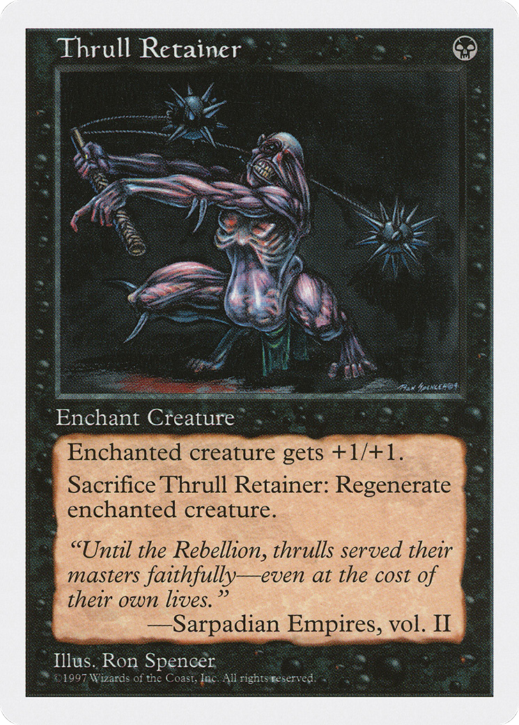 Thrull Retainer (5ED-198) [Fifth Edition] MTG Single Magic: The Gathering