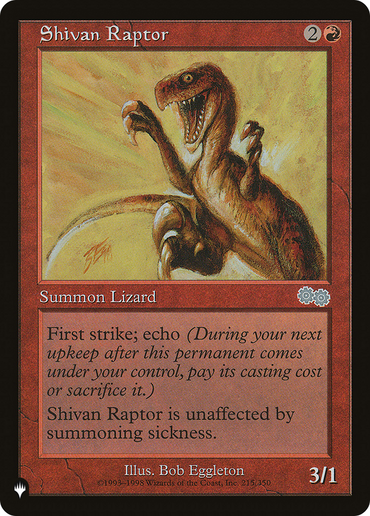 Shivan Raptor (LIST-215/350) [Mystery Booster] The List MTG Single Wizards of the Coast