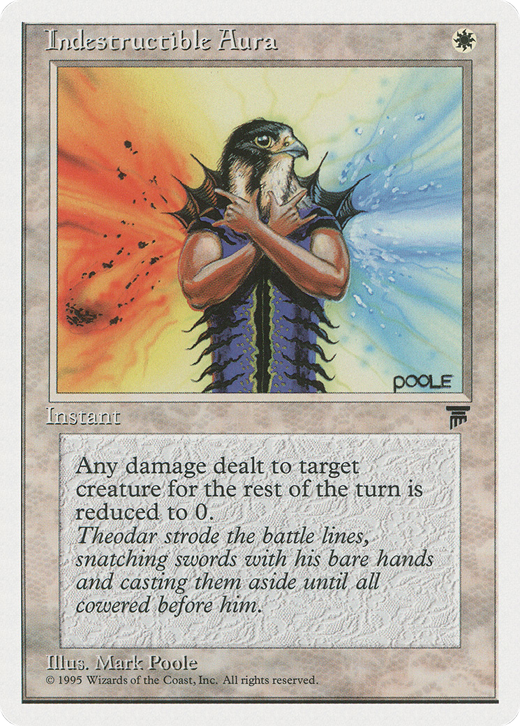 Indestructible Aura (CHR-007) [Chronicles] MTG Single Wizards of the Coast