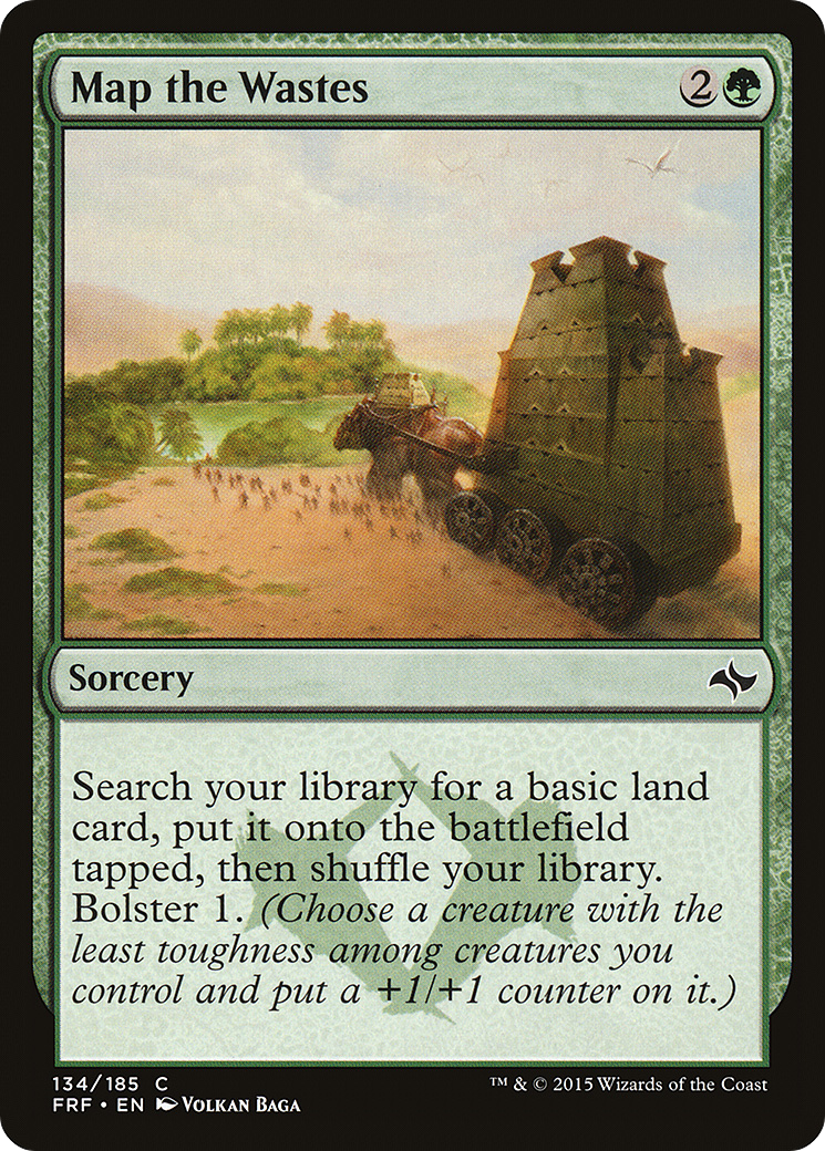 Map the Wastes (FRF-134) [Fate Reforged] Foil MTG Single Wizards of the Coast