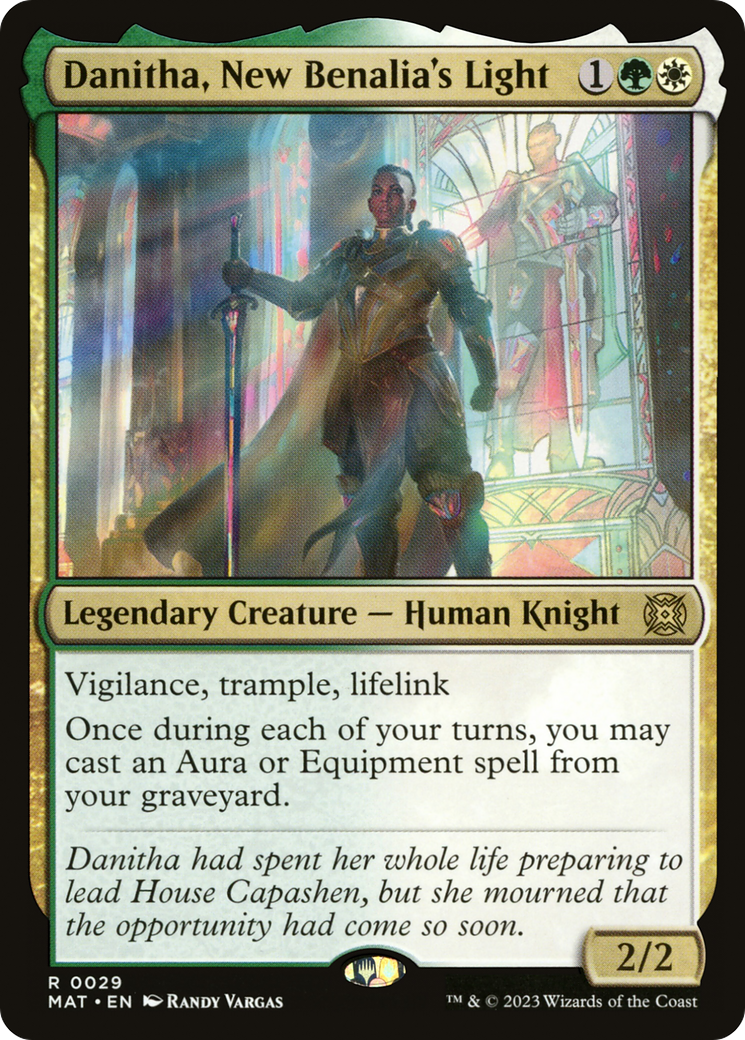 Danitha, New Benalia's Light (MAT-029) [March of the Machine: The Aftermath] Foil MTG Single Wizards of the Coast