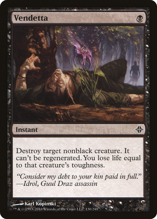 Vendetta (ROE-130) [Rise of the Eldrazi] Foil MTG Single Wizards of the Coast