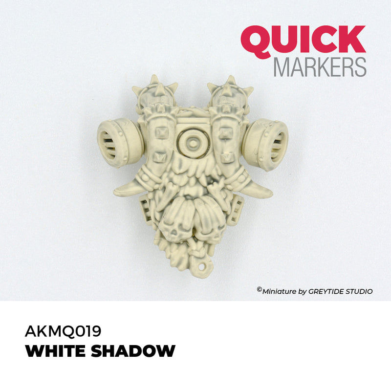 AK Interactive: Quick Markers - White Shadow