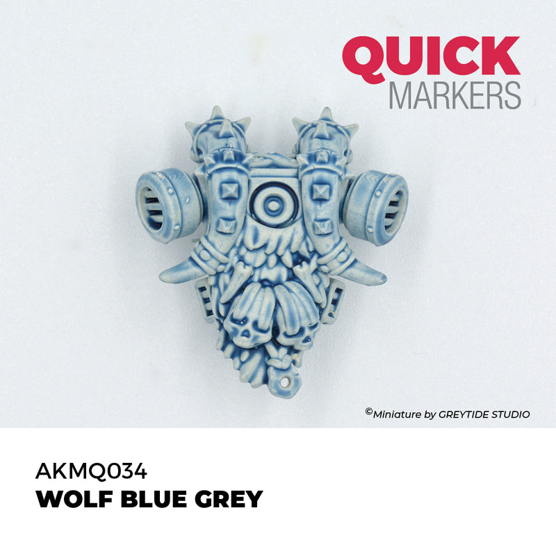 AK Interactive: Quick Markers - Wolf Blue Grey