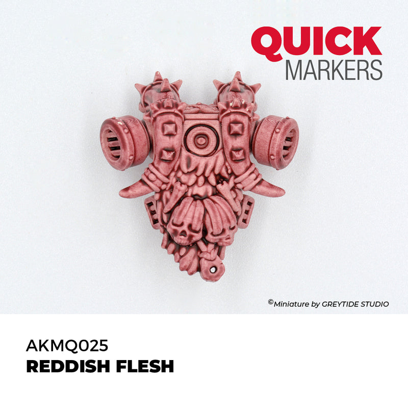 AK Interactive: Quick Markers - Reddish Flesh