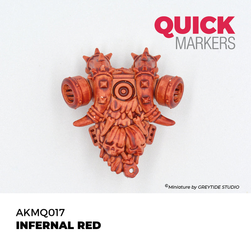 AK Interactive: Quick Markers - Infernal Red