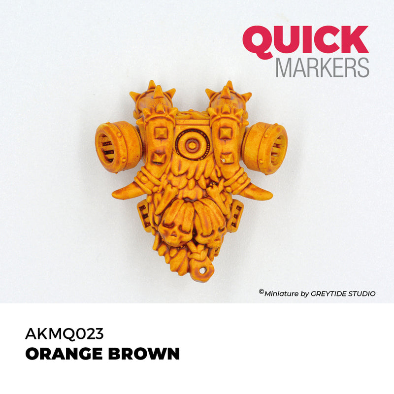 AK Interactive: Quick Markers - Orange Brown