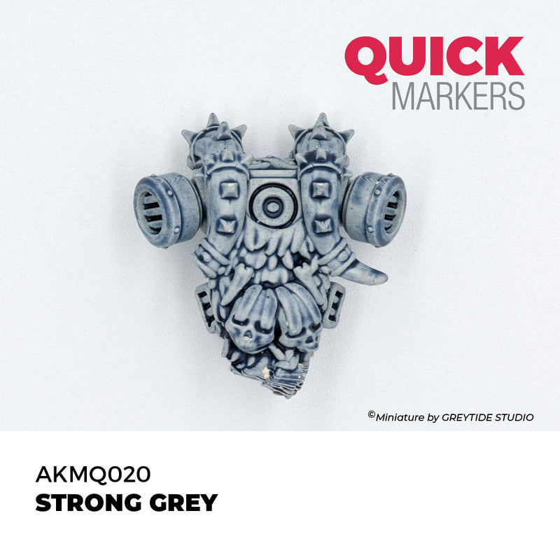 AK Interactive: Quick Markers - Strong Grey