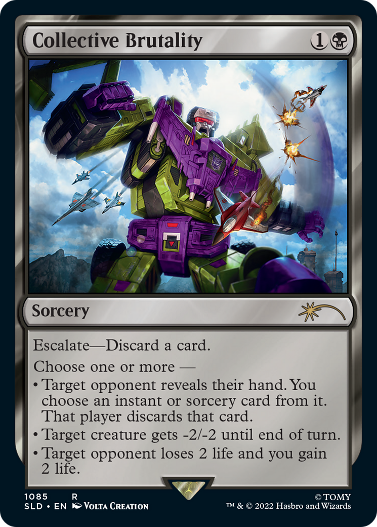 Collective Brutality (SLD-1085) [Secret Lair] Drop Foil MTG Single Wizards of the Coast