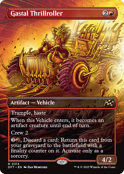 Gastal Thrillroller (DFT-313) [Aetherdrift] (Borderless) MTG Single Wizards of the Coast