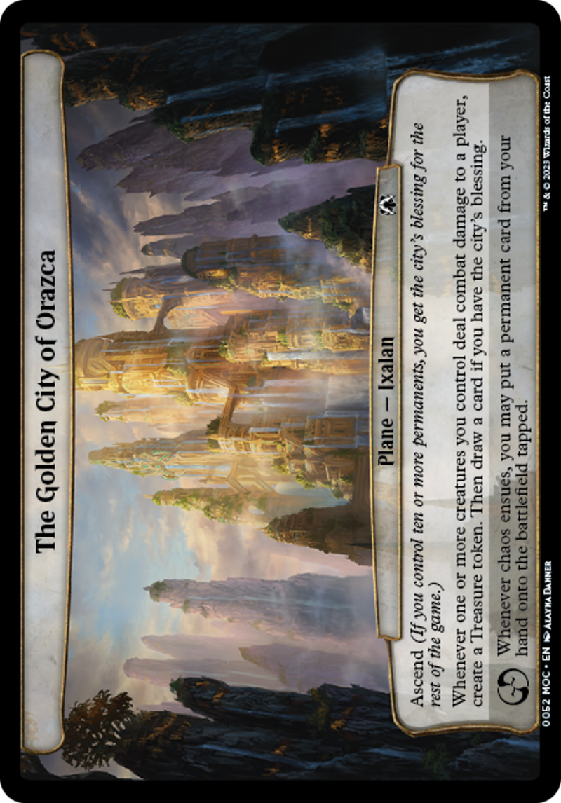 The Golden City of Orazca (MOC-052) [March of the Machine Commander] MTG Single Wizards of the Coast