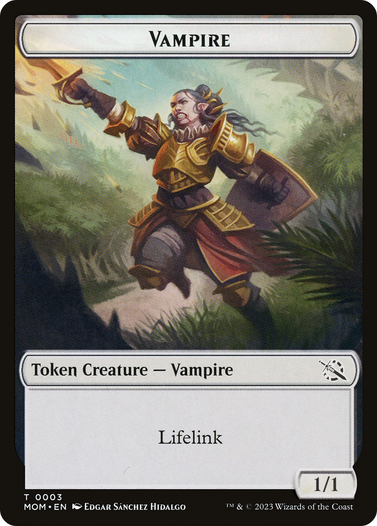 Vampire (TMOM-003) [Tokens] March of the Machine Tokens Foil MTG Single Wizards of the Coast