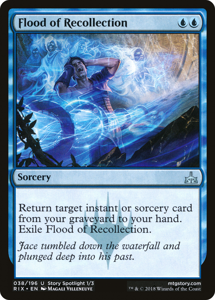Flood of Recollection (RIX-038) [Rivals of Ixalan] MTG Single Wizards of the Coast