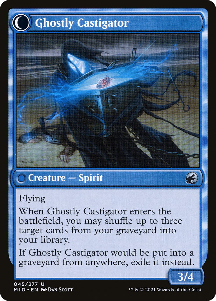 Covetous Castaway (MID-045) [Innistrad: Midnight Hunt] Foil MTG Single Wizards of the Coast
