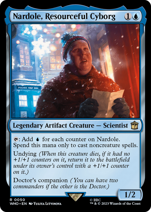Nardole, Resourceful Cyborg (WHO-050) [Doctor Who] Foil MTG Single Wizards of the Coast