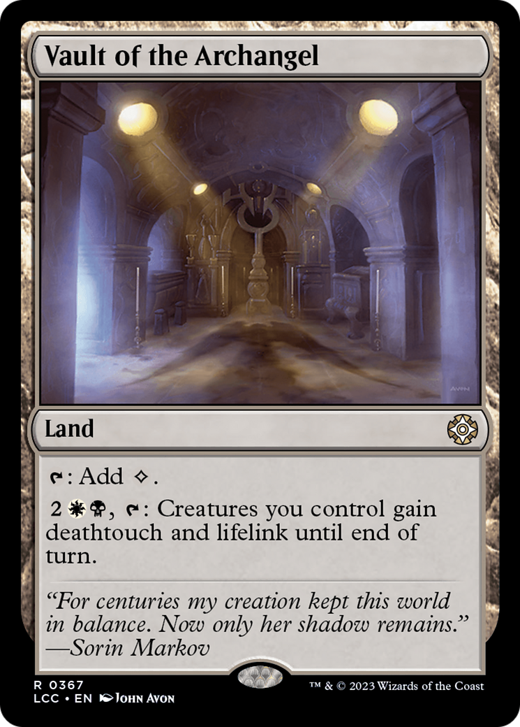 Vault of the Archangel (LCC-367) [The Lost Caverns of Ixalan Commander] MTG Single Wizards of the Coast