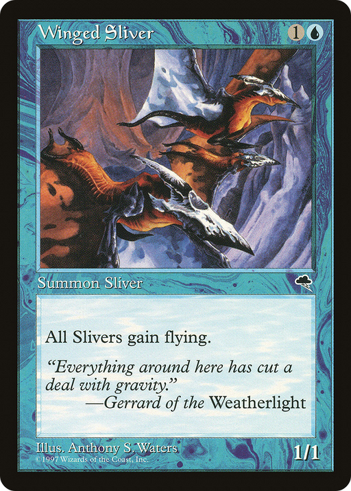 Winged Sliver (TMP-106) [Tempest] MTG Single Wizards of the Coast