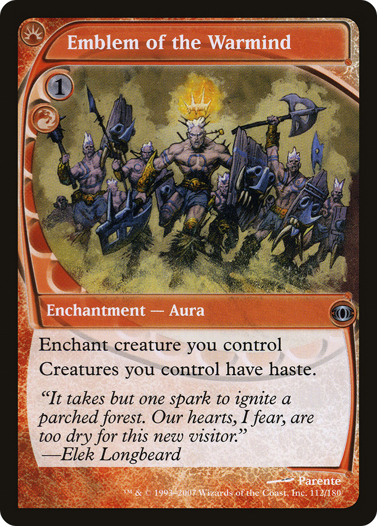 Emblem of the Warmind (FUT-112) [Future Sight] Foil MTG Single Wizards of the Coast