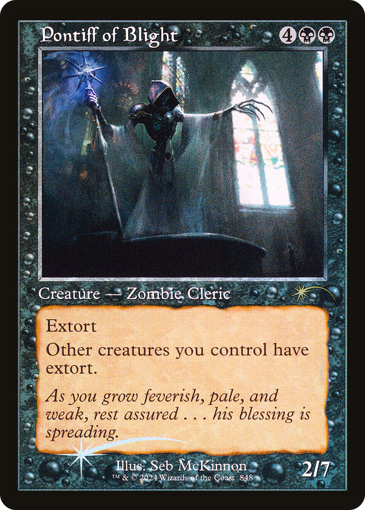 Pontiff of Blight (SLD-848) [Secret Lair] Drop Foil MTG Single Wizards of the Coast