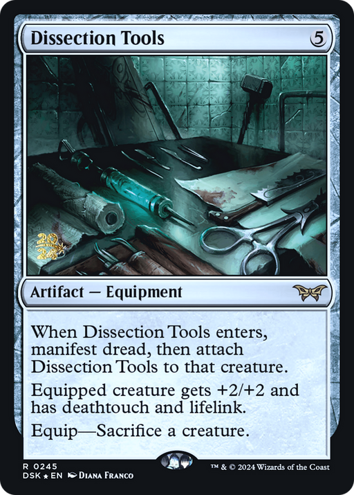Dissection Tools (PRE-245) [Duskmourn: House of Horror Promos] Foil MTG Single Wizards of the Coast