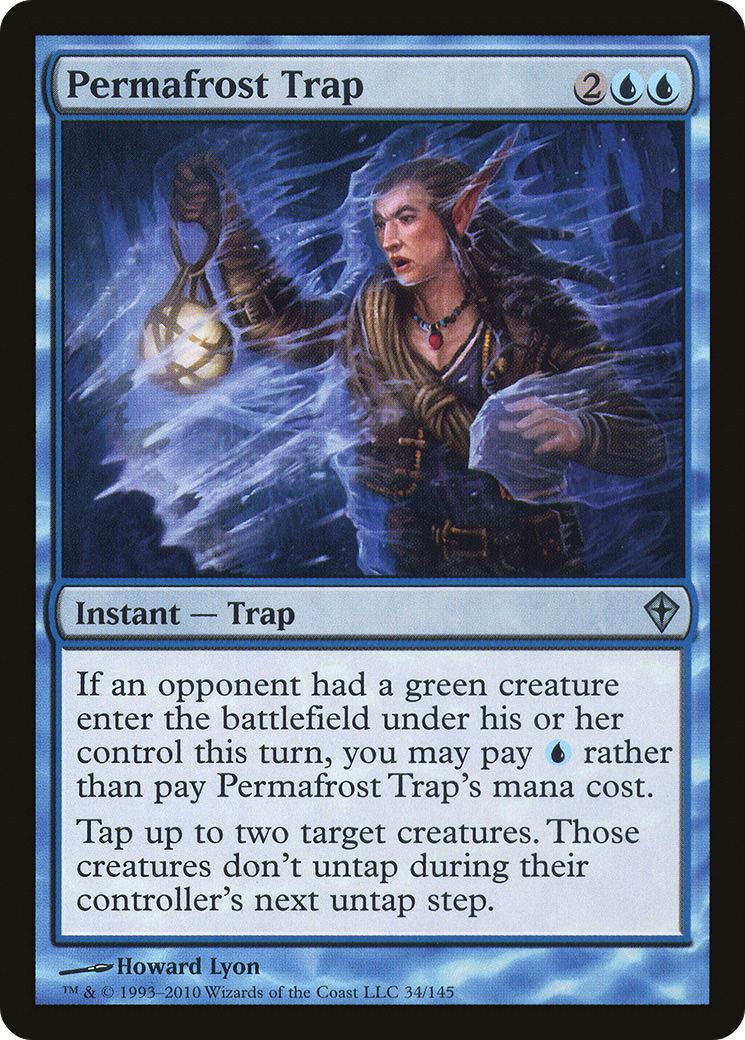 Permafrost Trap (WWK-034) [Worldwake] MTG Single Wizards of the Coast