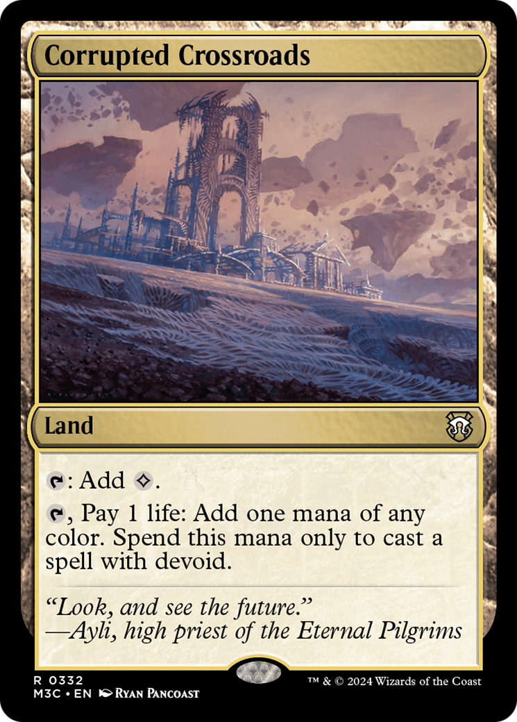 Corrupted Crossroads (M3C-332) [Modern Horizons 3 Commander] MTG Single Wizards of the Coast