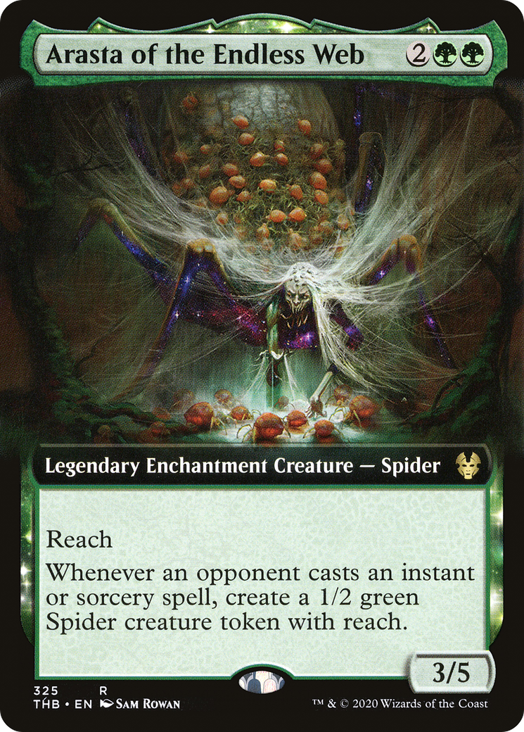 Arasta of the Endless Web (THB-325) [Theros Beyond Death] (Extended Art) Foil MTG Single Wizards of the Coast
