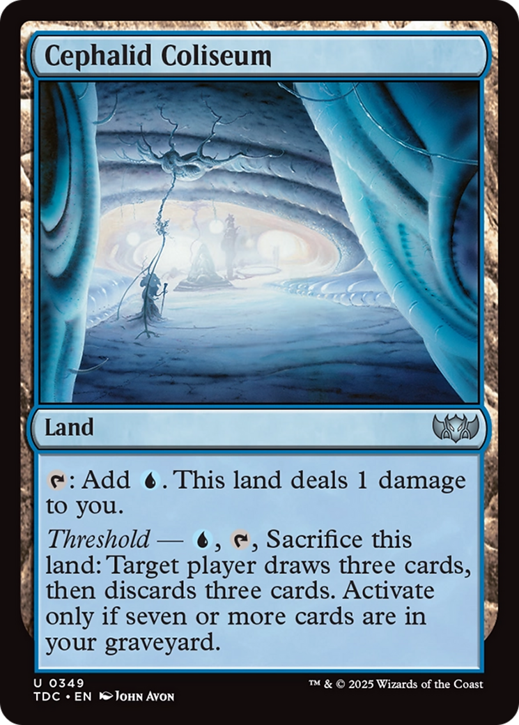 Cephalid Coliseum (TDC-349) [Commander: Tarkir: Dragonstorm] MTG Single Wizards of the Coast